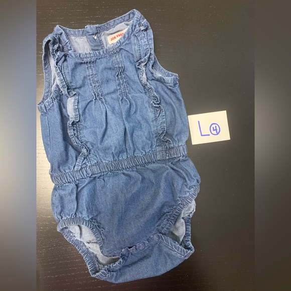 Joe Fresh Other - ⭐️2/$8.00⭐️ Joe Fresh 0-3m Jean Style Summer Romper